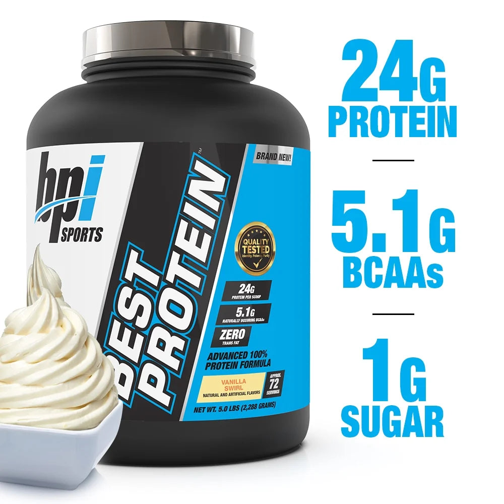 Best Protein Protein Vanilla Swirl, 72 Servings