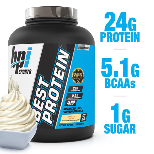 Best Protein Protein Vanilla Swirl, 72 Servings