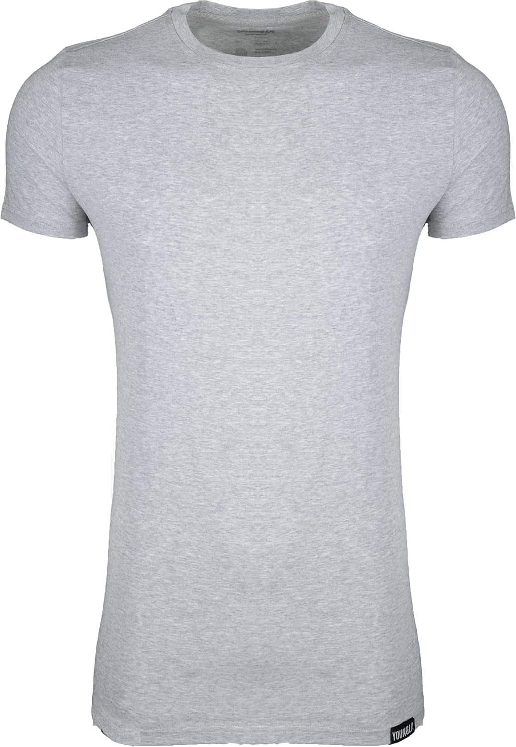 Mens Minimalist Fitted T-Shirts | Long Drop Cut Tee | Workout Gym 411