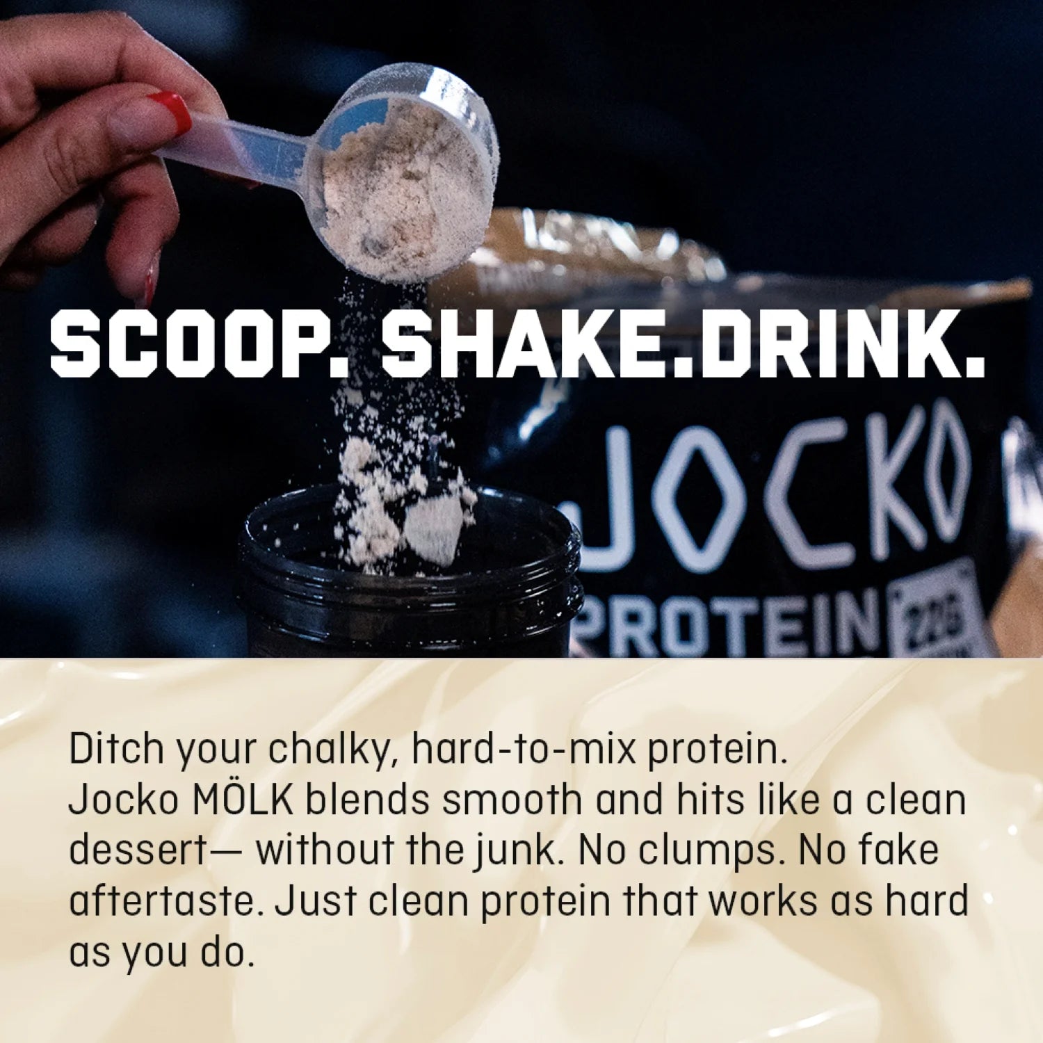 Jocko Mölk Vanilla Protein Powder, 21 Servings