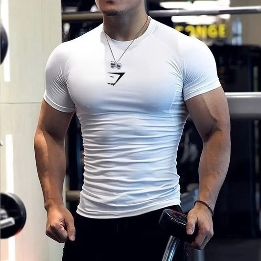 2025 Men Superhero Fitn round Ne Qui Dry Tight T-Irt Men'S Casual Comfortable Breathable Ort Sve Polyester Gym Irt