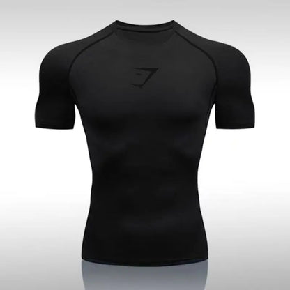 2025 Men Superhero Fitn round Ne Qui Dry Tight T-Irt Men'S Casual Comfortable Breathable Ort Sve Polyester Gym Irt