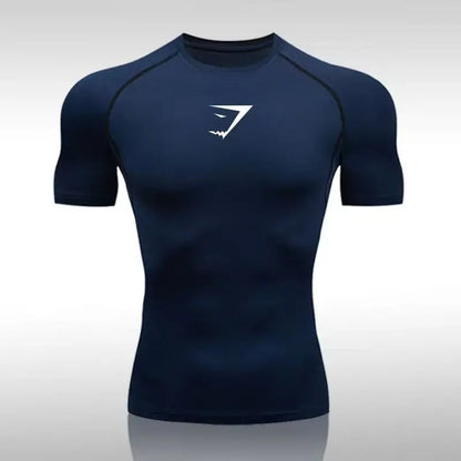 2025 Men Superhero Fitn round Ne Qui Dry Tight T-Irt Men'S Casual Comfortable Breathable Ort Sve Polyester Gym Irt
