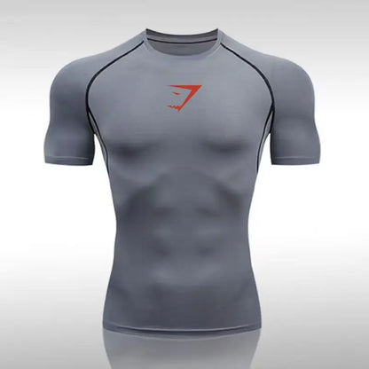 2025 Men Superhero Fitn round Ne Qui Dry Tight T-Irt Men'S Casual Comfortable Breathable Ort Sve Polyester Gym Irt