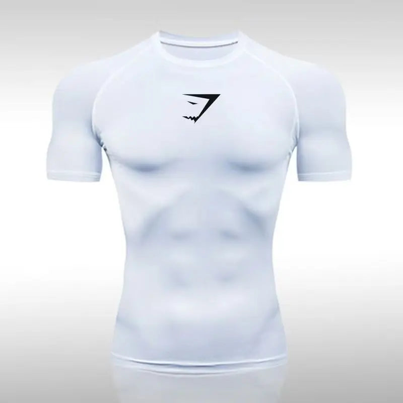 2025 Men Superhero Fitn round Ne Qui Dry Tight T-Irt Men'S Casual Comfortable Breathable Ort Sve Polyester Gym Irt