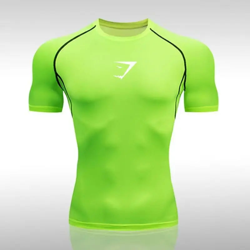2025 Men Superhero Fitn round Ne Qui Dry Tight T-Irt Men'S Casual Comfortable Breathable Ort Sve Polyester Gym Irt
