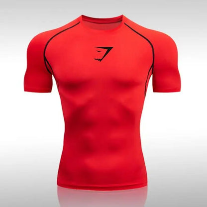 2025 Men Superhero Fitn round Ne Qui Dry Tight T-Irt Men'S Casual Comfortable Breathable Ort Sve Polyester Gym Irt