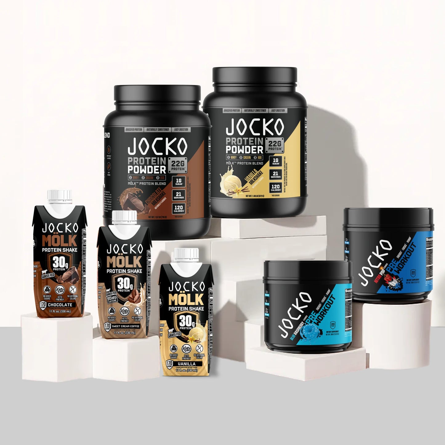 Jocko Mölk Vanilla Protein Powder, 21 Servings