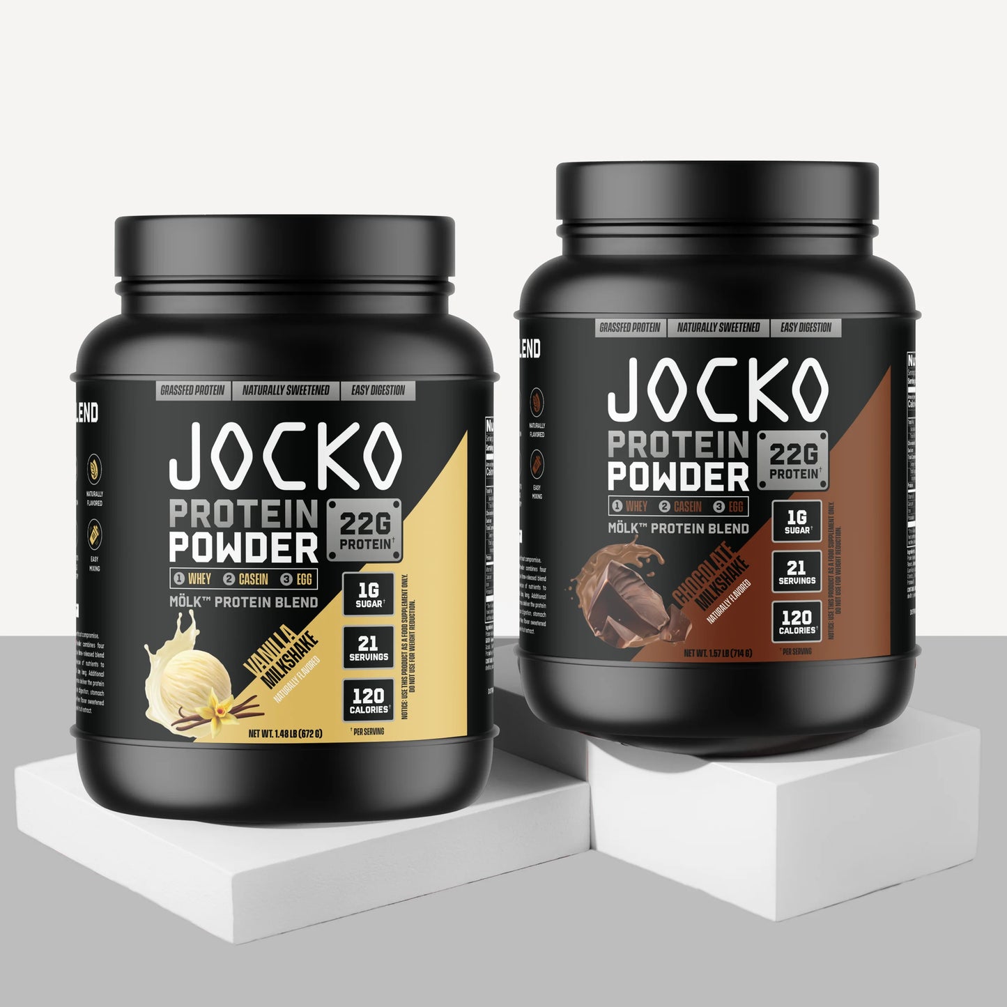 Jocko Mölk Vanilla Protein Powder, 21 Servings